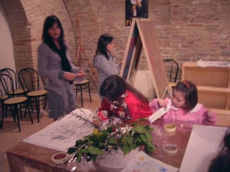 Corso di Pittura bambini Pesaro - maggio 2009
